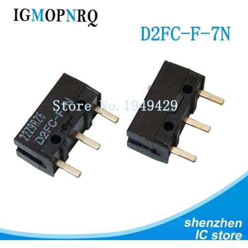 5PCS/LOT New Authentic Mouse Micro Switch D2FC-F-7N Mouse Button Fretting D2FC-E-7N D2FC