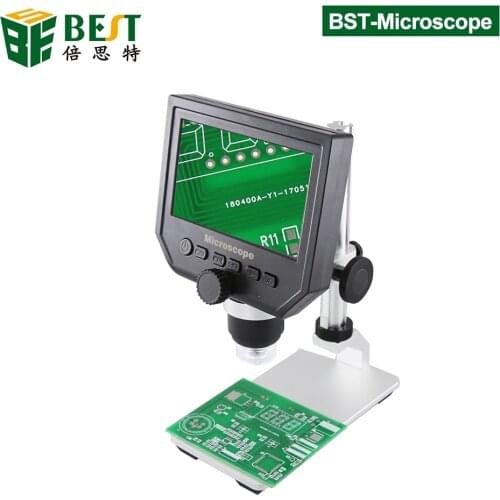 600X HD 3.6MP 8 LEDs 4.3"Portable LCD Digital Microscope Electronic HD Video Microscopes Endoscope Magnifier Camera Instruments