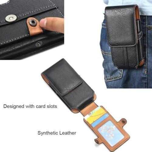 PU Leather Waist Belt Clip Hook Loop Phone Case For HTC Exodus 1,Desire 12s 12+ 12 Plus U12 U11 Life U11+ U11 Eyes,One X9 M10