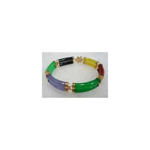 Women Gift word Love row multicolor colorful gem bless happiness bracelet stone Girl Woman MEN Quar for women jewelry