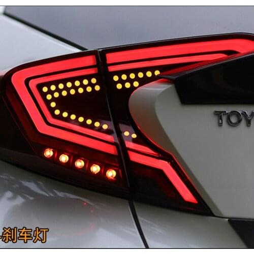 A Set For Toyota 2018-2020 CHR tail light assembly modified LED tail light tail light assembly modified LED streamer tail light
