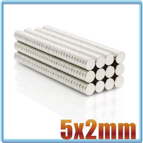 10/50/100/200 Pcs 5x2 Neodymium Magnet 5mm x 2mm N35 NdFeB Round Super Powerful Strong Permanent Magnetic imanes Disc 5*2