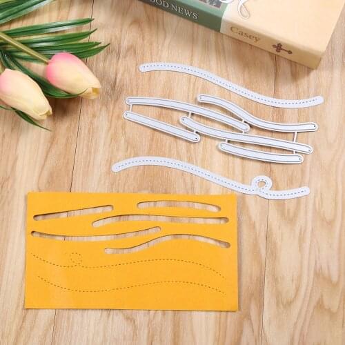 Lace Wave Metal Cutting Dies Paper Cut Card Making Template for DIY Scrapbooking Decorative Craft Dies 2021 New