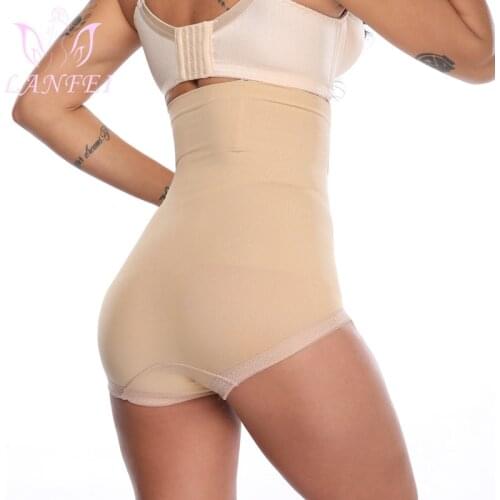 LANFEI Women High Waist Shaping Panty 360 Tummy Control Body Shaper Slimming Lace Underwear Belly Control Butt Lifter Panties