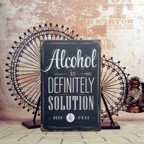 Metal Tin Sign Art Plate Poster Cafe Bar Pub Vintage Plaque Decor Slogan