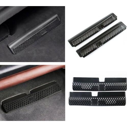 For Audi A5 8T F5 2007-2021 Under Seat Floor Rear AC Heater Air Conditioner Duct Vent Cover Grill Outlet Cover Trim