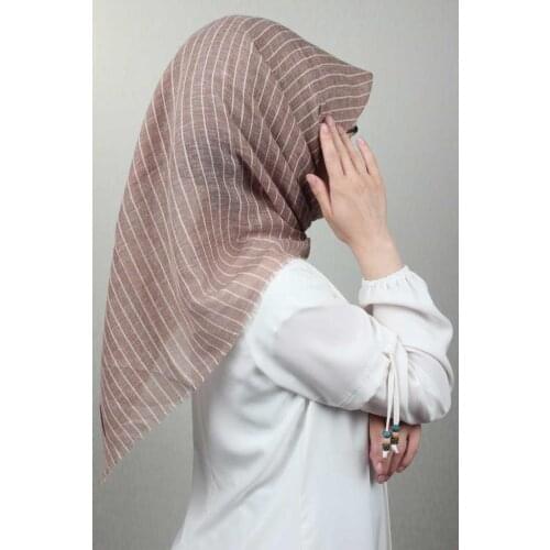 POLOİST PATTERNED LINDA COTTON SCARF-DESEN-01-RENK-15