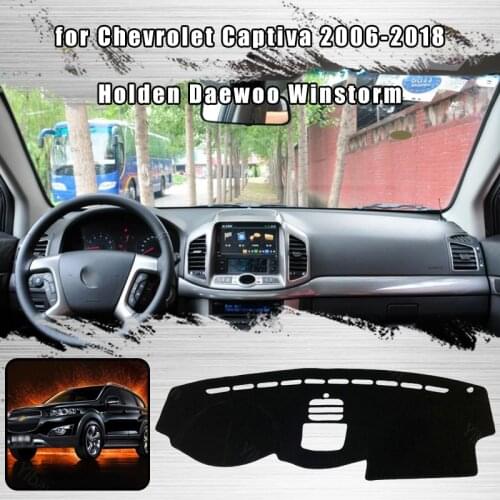 Car Dashboard Avoid Light Pad Instrument Platform Desk Cover Mat Carpets for Chevrolet Captiva 2006-2018 Holden Daewoo Winstorm