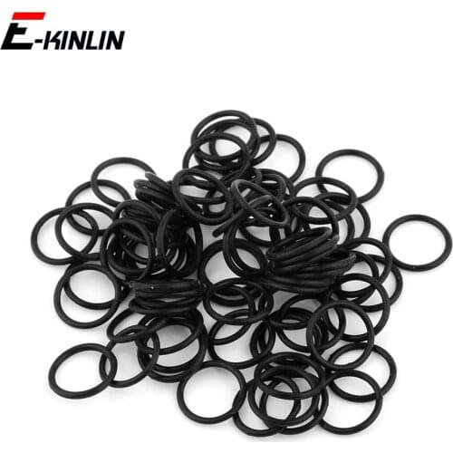 100pcs/lot Waterproof Seal Back Rear Camera Lens Slot Rubber Ring Circle For iPhone X XR XS 11 12 mini Pro Max Replcement Parts