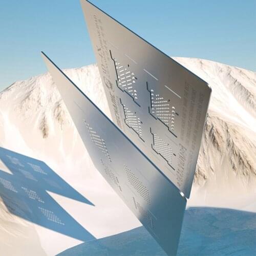 3D Groove Reballing Stencil Hard Disk/NAND /PCIE Stencil for iPhone XR XS max XS X 8P 8 7P 7 6sp 6P iPad all Series Repair