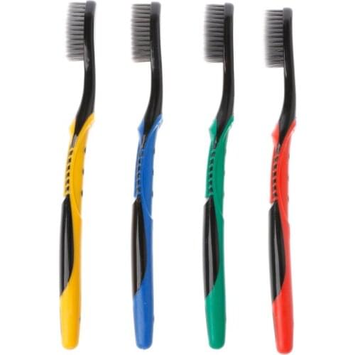 Bamboo Charcoal Superfine Soft Bristle Toothbrush Traveling Teeth Cleanser Brush