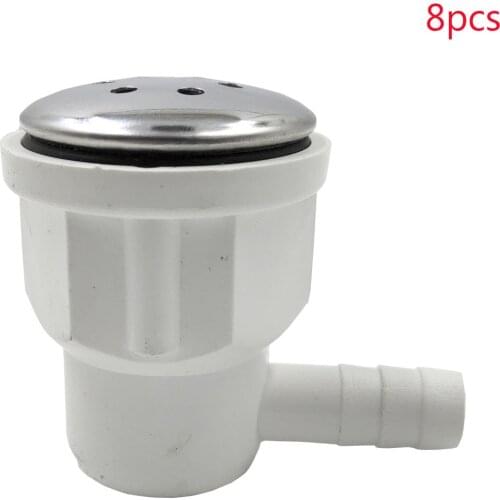8pcs/6 holes air outlet stainless steel air jet,Bathtub accessories, suitable for most massage bathtub