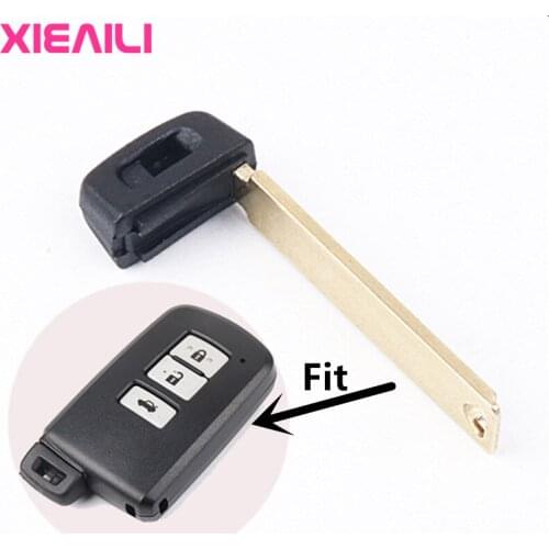 XIEAILI 20Pcs Blank Uncut Remote Smart Key Blade For Toyota 12Camry S330