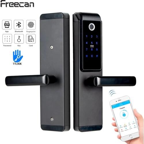 FREECAN Fingerprint Lock, WiFi Digital Electronic Door Lock, Smart Lock with TTLock App