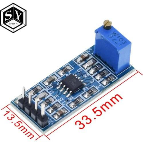 1PCS Great IT LM358 100 Times Gain Signal Amplification Amplifier Operational Amplifier Module 5V-12V