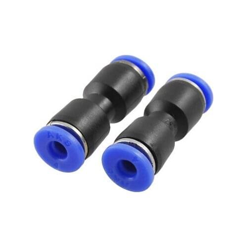10 Pcs 4mm to 4mm Straight Pneumatic Fitting Push In Quick Connectors