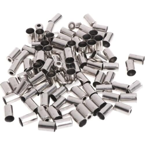 100Pcs/Bag 5mm Bicycle Brake Cable Wire End Caps Copper Bike Shifter Accessories