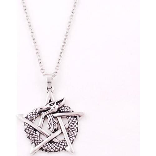 Special Design Dragon With Pentacle Medieval Myth Style Add Your Charm Link Chain Zinc Alloy Give Good Mood Provide Dropshipping