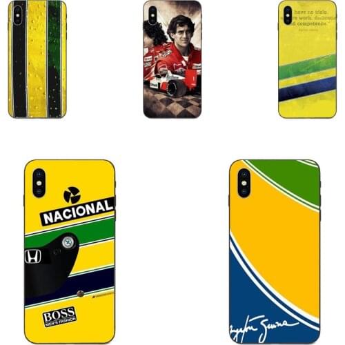 Soft Capa Coque Ayrton Senna Racing Logo For Galaxy A10S A20S A2 Core A30S A40S A50S A70S A90 5G M10 M30S M40 Note 10 Plus