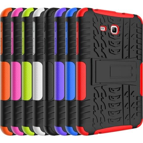 For Samsung Galaxy Tab 3 Lite 7.0" Case Hybrid Armor Shockproof Rugged Dual-Layer Cover For Samsung Galaxy Tab 3 Lite T110 T111