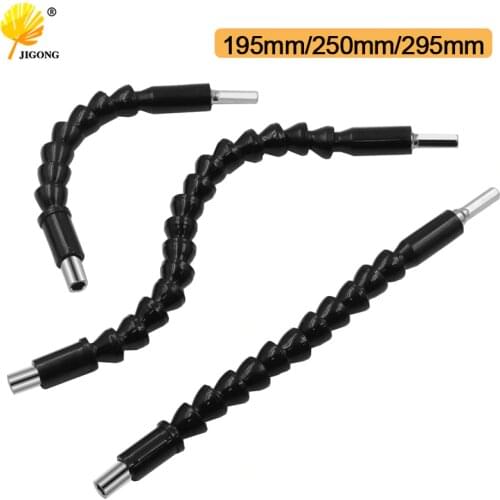 Flexible shaft extension screwdriver bit holder for electronic drill 195mm 250mm 295mm