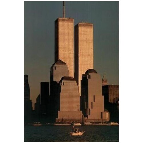 TWIN TOWERS - NEW YORK CITY Art Film Print Silk Poster Home Wall Decor 24x36inch