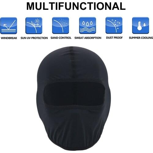 Motocross Helmet Hood Moto Riding Mask Jacquard Silk Breathable Balaclava Motorcycle Full Face Mask Motorbike Cycling Bike Mask