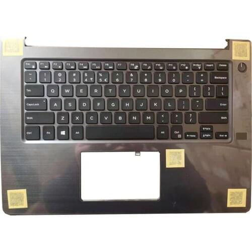 New US laptop Keyboard for Dell Vostro 14-5468 US keyboard with palmrest with backlight No fingerprint hole AM1Q1000B00