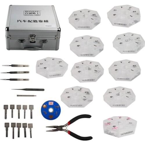 Newest Honset auto Locksmith moulds .key duplicating moulding tools.10 types