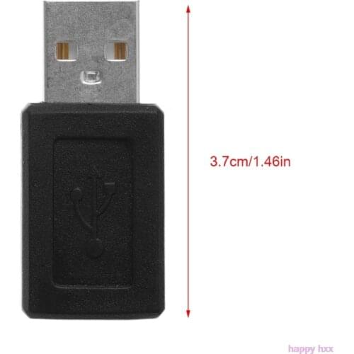 USB 2.0 Type A Male To Mini USB 5-Pin Type B Female Connector Converter Adapter