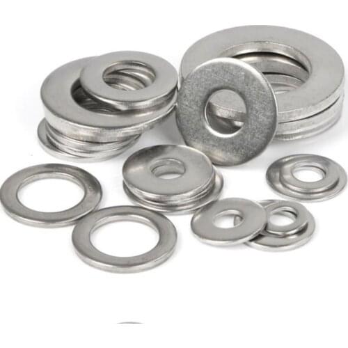 10pcs 30mm ID 40mm-50mm OD Stainless steel flat washer Ultra-thin metal gasket sheet industrial gaskets 0.3mm-1mm thickness