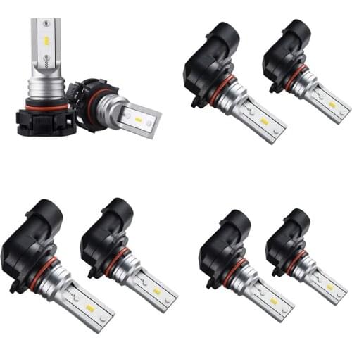 Led Fog Light Bulb, H16 Led Fog Lamp High Power Csp-Y11, Cool White 6500K (Pack Of 2)