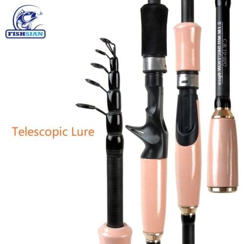 Telescopic Fishing Rod Casting Spinning Peche En Mer Canne A Peche Carbonne Canna Da Pesca Vara Telescopica Surf Hard Travel Rod
