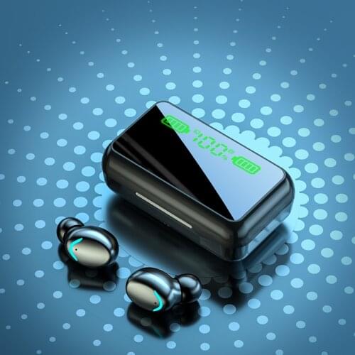 TWS 5.1 Bluetooth Wireless Headphones With Mic Sports Waterproof Earphones Touch Control Headsets Earbuds For iPhone Android