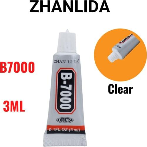 Zhanlida B7000 3ML Clear Contact Phone Frame Repair Adhesive Multipurpose DIY Resin Jewelry Glue With Precision Applicator Tip