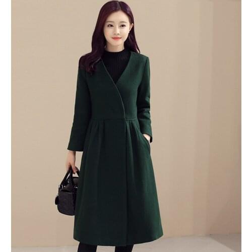 KMETRAM 2020 Real Wool Coat Autumn Winter Jacket Women Fashion Woolen Coat Female Jacket Korean Long Coats Manteau Femme 16T8939