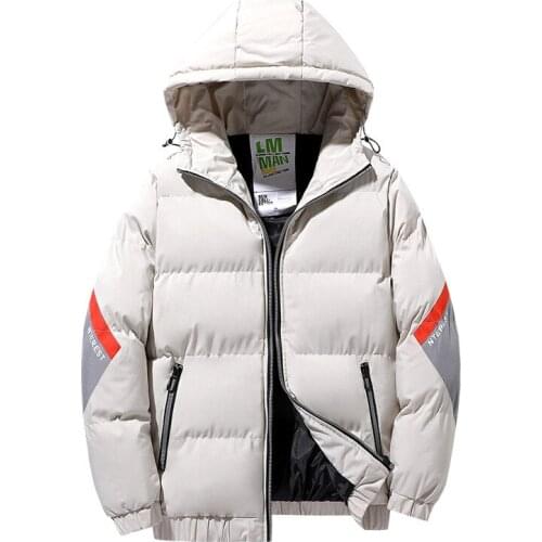 Winter Jacket Men Parkas Thicken Warm Coat Mens Hooded Jackets Solid Color Parka Coat Women Fashion New Streetwear 4XL