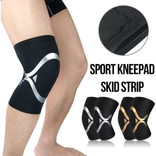 Faddish 1 Pair Sports Knee Pads Protects Patella Meniscus Suitable For Mountaineering Running Cycling Weight Lifting Fitness