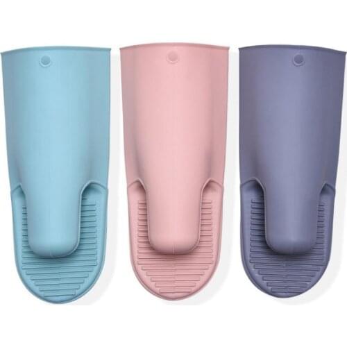 1Pc Microwave Silicone Gloves Nordic Style Thickened Non-Slip Heat Insulation Oven Anti-Scalding Kitchen Tools Household Items