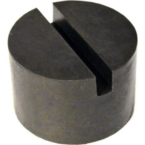 10x15mm Durable Slotted Rail Floor Jack Disk Adapter For Car Pinch Weld Side