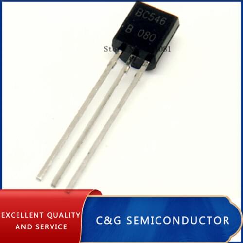 20PCS BC546 BC546B Triode NPN Low Power Transistor TO-92