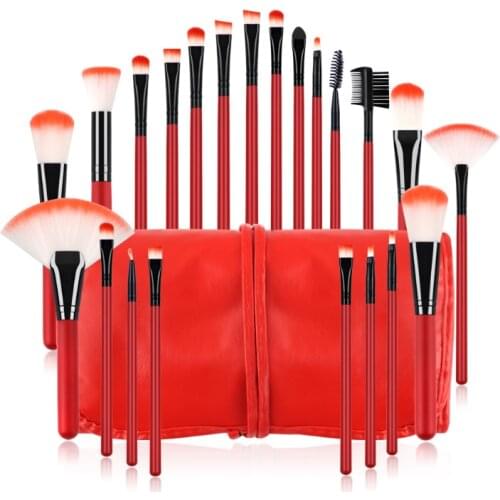 22pcs Diamond Makeup Brush Set Eye Brush Beauty Tools Fan Powder Eyeshadow Contour Beauty Cosmetic Colorful For Make Up Tool