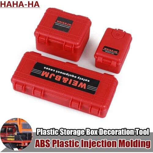 3Pcs Plastic Storage Box Decoration Tool for 1/10 RC Crawler Axial SCX10 Traxxas TRX-4 TRX-6 MST Recat GEN8