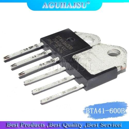 5PCS BTA41-600B BTA41-600 Triac 600V 40A BTA41600B BTA41600 BTA41 TO-3P 40A IC