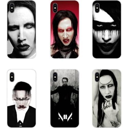 For Samsung Galaxy S2 S3 S4 S5 Mini S6 S7 Edge S8 S9 S10E Lite Plus Marilyn Manson Accessories Phone Cases Covers