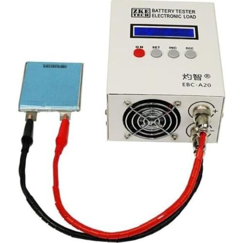 Electronic Load Battery Discharge Tester Professional Battery Capacity Tester Power Supply 30V 20A 200W EBC-A20