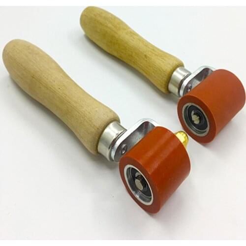 2 pc Flexible PVC Membrane Tarpaulin Seam Welding Tool Hand Pressure Roller Silicone High Temperature Resistant