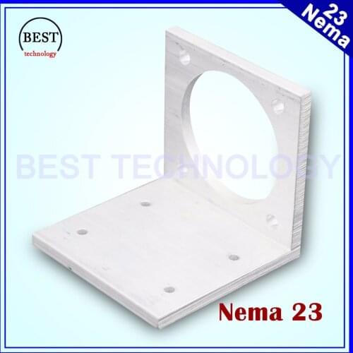 NEMA 23 57 Steppr Motor Accessories Bracket Support Shelf Mounting L Bracket Mount Step Stepping Stepper Motor Holder