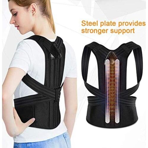 Postpartum Bandage Back Posture Corrector for Women Men Powerful Magic Velcro Belt Adjustable Posture Brace after Pregnancy