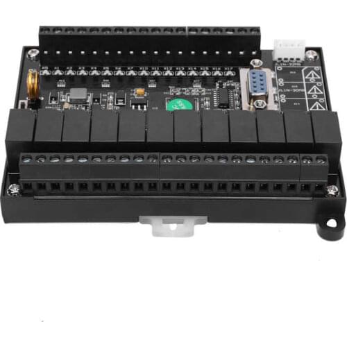 PLC Programmable Controller DC 24V Relay Module FX1N-24MR Industrial Control Board Programmable Logic Controller